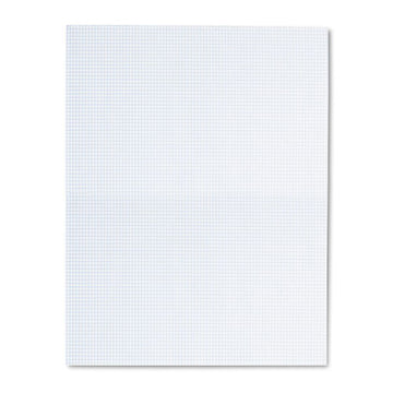 TOPS™ Quadrille Pads, Quadrille Rule (10 Sq-in), 50 White 8.5 X 11 Sheets freeshipping - TVN Wholesale